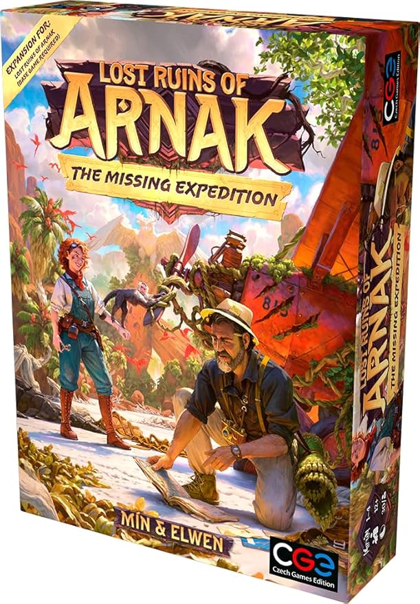 Lost Ruins of Arnak: Missing Expedition by CGE Czech Games Edition, Expansion Strategy Board Games