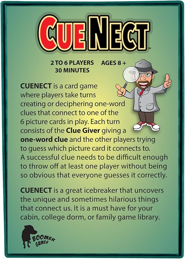 CUENECT: Wildly Fun Clue Decoding Game - Connect, Discover, & Laugh with Friends & Family โ from The Makers of Moose Master