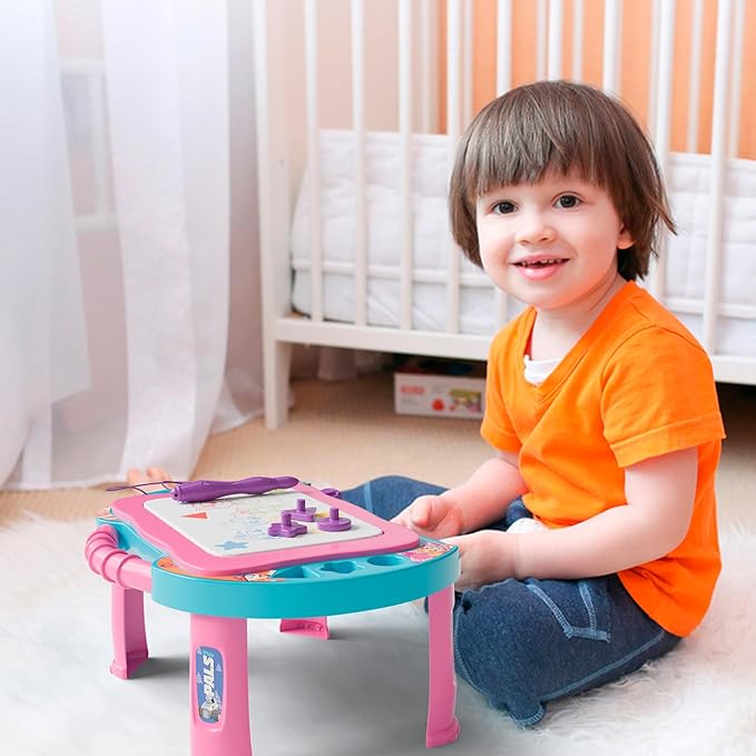 Lollipop Paw Patrol Magnetic Drawing Board - Limitless Creativity with Easy Erasing - Mess-Free Fun, Smart Storage, and Kid-Friendly Design for Creative Adventures - Pink Color