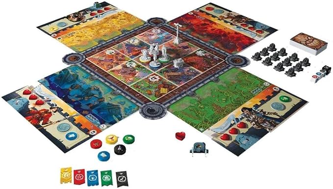 Last Bastion Board Game - Epic Cooperative Defense Game, Combat the Baleful Queen's Hordes! Strategy Game for Kids & Adults, Ages 14+, 1-4 Players, 45 Minute Playtime, Made by Repos Production