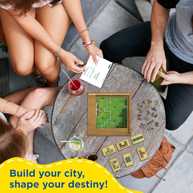 Thames & Kosmos My City | Family – Friendly | Legacy Board Game | Kosmos Games | 2 to 4 Players | Ages 10 and Up | Award Winning Designer Reiner Knizia , Blue