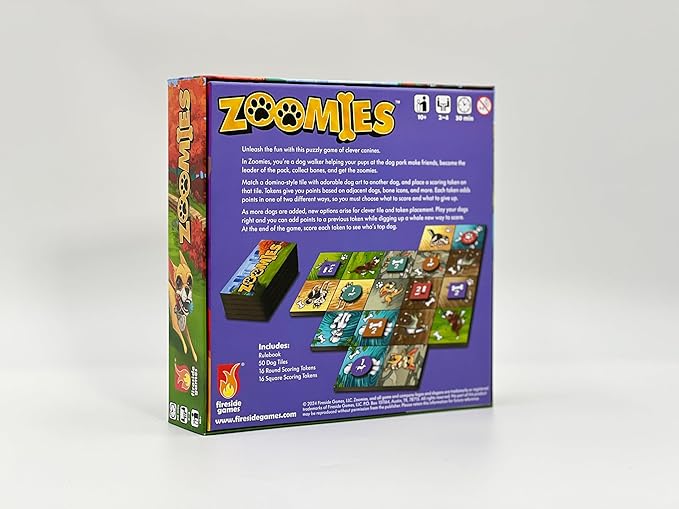 Zoomies – Fast-Paced Dog Walking Family Card Board Game Fun for All Ages Quick Play 2 to 4 Players Ages 10+