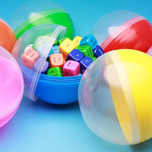 Big Claw Machine Capsules Translucent Plastic Sphere Large Party Favor Containers Round 7 pcs 6.3 inch - Jumbo Plastic Christmas Ornaments Extra Large Gift Box Craft Party Supplies Vending Capsules