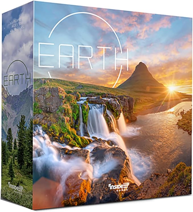Inside Up Games Earth - The Board Game by Inside Up Games & Maxime Tardif,Ecosystem Building,Card Drafting & Action Selecting,for 1 to 5 Players,Play Solo-Multiplayer-Teams,45-90 Minute Playing Time