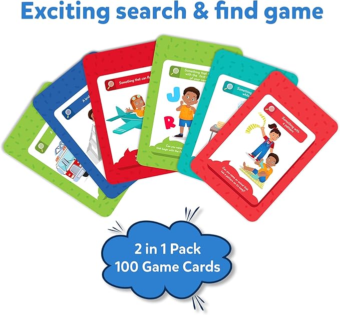 Skillmatics Indoor & Travel Scavenger Hunt Card Game - Found It, Learning Toys, Educational, Gifts for Kids, Boys, Girls and Families, for Ages 4, 5, 6, 7, Perfect for Home, School, Playdates