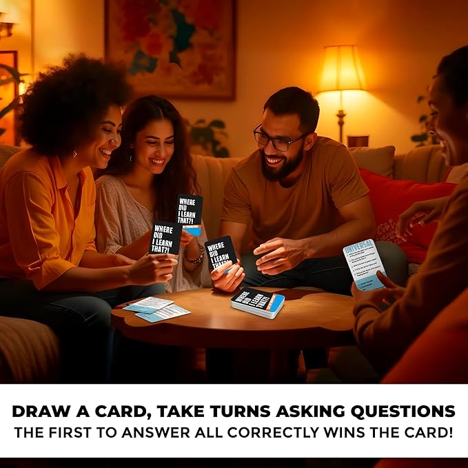 QUOKKA Trivia Games for Adults with 500 Questions - Fun Adult Board Game Trivia Cards for Teens, and Families – Trivia Cards with Answers – Great Board Games Trivia for Family Party and Game Night