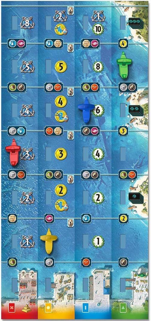 7 Wonders Armada Board Game EXPANSION - Conquer the Seas and Explore Distant Isles! Civilization Strategy Game for Kids and Adults, Ages 10+, 3-7 Players, 40 Min Playtime, Made by Repos Production