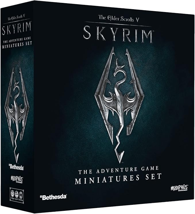 The Elder Scrolls V: Skyrim – The Adventure Game Miniatures Upgrade Set | Strategy Board Game for Adults | Ages 14+ | 1-4 Players | Avg. Playtime 60-120 Minutes | Made by Modiphius Entertainment