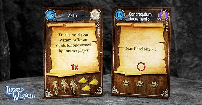 Forbidden Games, Lizard Wizard – Fantasy Strategy Game of Spellcasting, Potions, and Mystical Creatures, Ages 10+, 2-6 Players, Family Game Night Essential