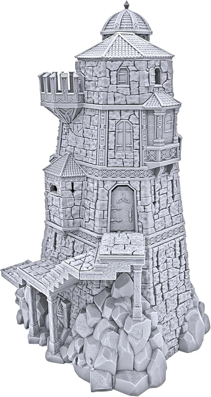 EnderToys Ironhelm Fortress by Printable Scenery, 3D Printed Tabletop RPG Scenery and Wargame Terrain 28mm Miniatures