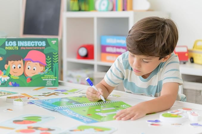 Insect Garden Bilingual Learning Kit | Hello, Insect Garden! - ¡Hola, Jardín de Insectos! Bilingual Learning Kit | Interactive Learning Activities Spanish and English Educational Resources For Kids 3+