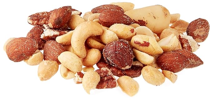 Amazon Brand - Happy Belly Mixed Nuts with Peanuts, Roasted & Sea Salted, 1 pound (Pack of 1)
