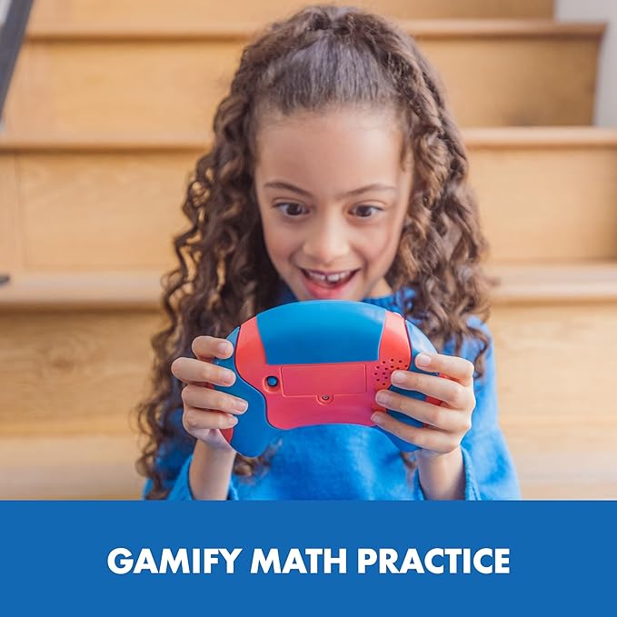 Educational Insights Math Whiz - Electronic Math Games, Addition, Subtraction, Division, and Multiplication Game, Handheld Games for Kids, Interactive STEM Learning Tools for Ages 6+