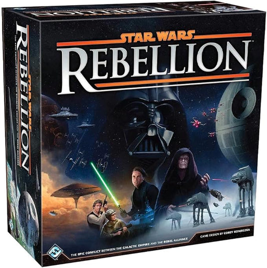 Star Wars: Rebellion Board Game - Epic Galactic Empire vs Rebel Alliance Conflict! Tabletop Miniatures Strategy Game for Adults, Ages 14+, 2-4 Players, 3 Hour Playtime, Made by Fantasy Flight Games