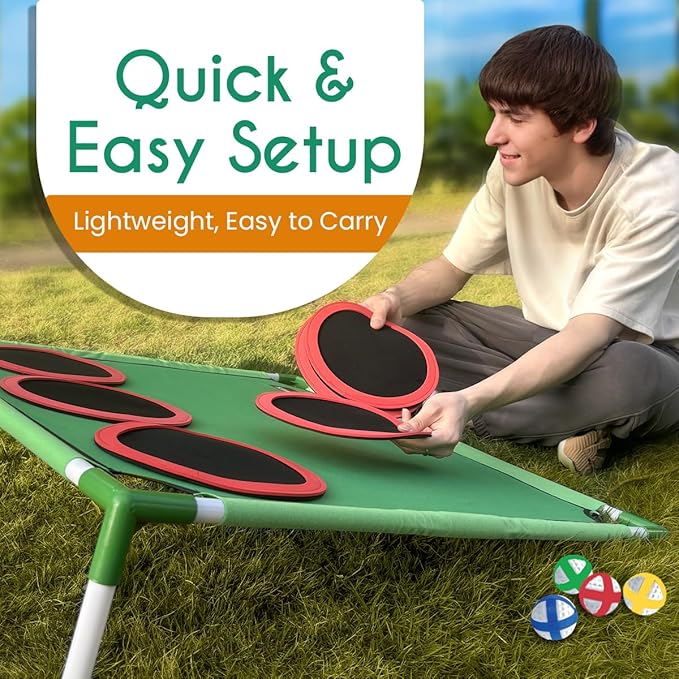 Battle Golf Game Chipping Mat - 37pcs Sticky Golf Pro Games Practice Mats Indoor Outdoor Games for Adults Family Kids Battle Golf Royale Game Play Equipment Stick Chip