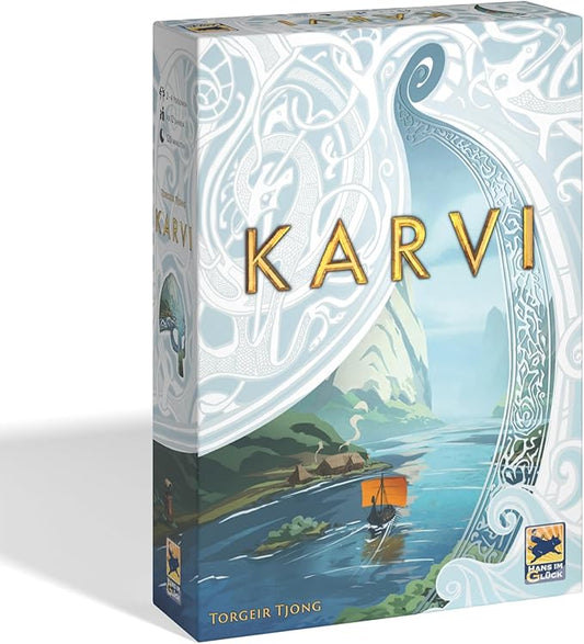 Karvi Board Game - Viking Saga of Raiding and Trading! Epic Adventure Game, Strategy Game for Kids & Adults, Ages 12+, 2-4 Players, 120 Min Playtime, Made by Hans im Glück