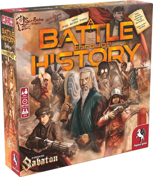 A Battle Through History - Board Game by Pegasus Spiele 2-5 Players – Board Games for Family – 60-120 Minutes of Gameplay – Games for Family Game Night – Teens and Adults Ages 14+ - English Version