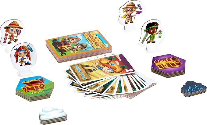 Jumping High Fives My First Treasure Hunt Board Game - Cooperative Island Explorer Game for Kids Ages 4 and Up, an Exciting Buried Treasure Adventure Perfect for Family Time