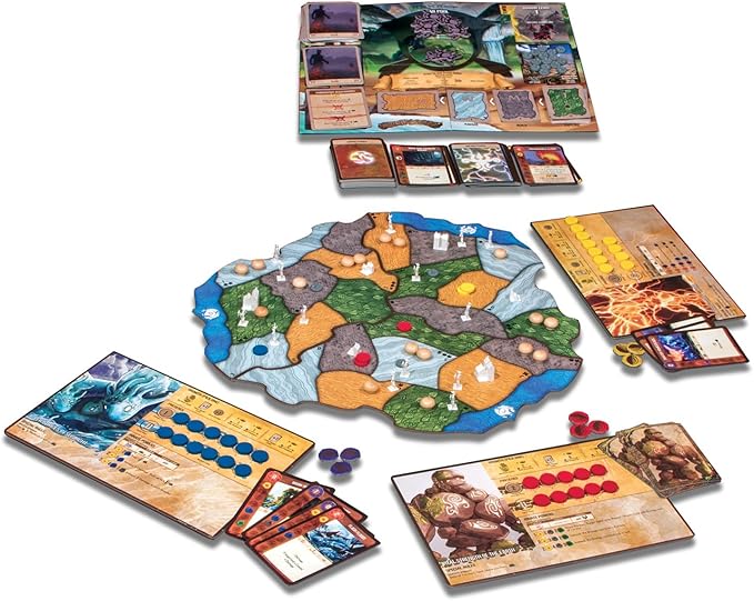 Greater Than Games | Spirit Island: Base Game | Cooperative Strategy Board Game | 1 to 4 Players | 90+ Minutes | Ages 14+