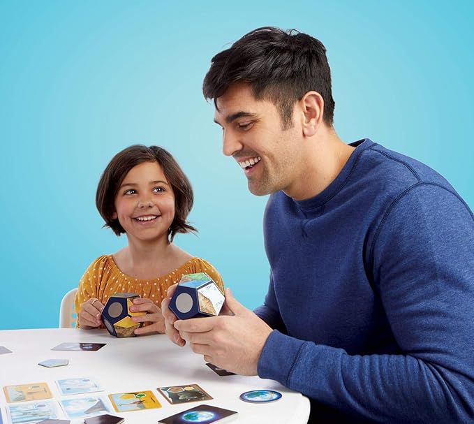 Tabletop Strategy Game, Award Winning, Kid Teen Family Adult Game Nights and Party, 3D World Map Building, 2-4 Players, Ages 8+, Planet by Blue Orange Games