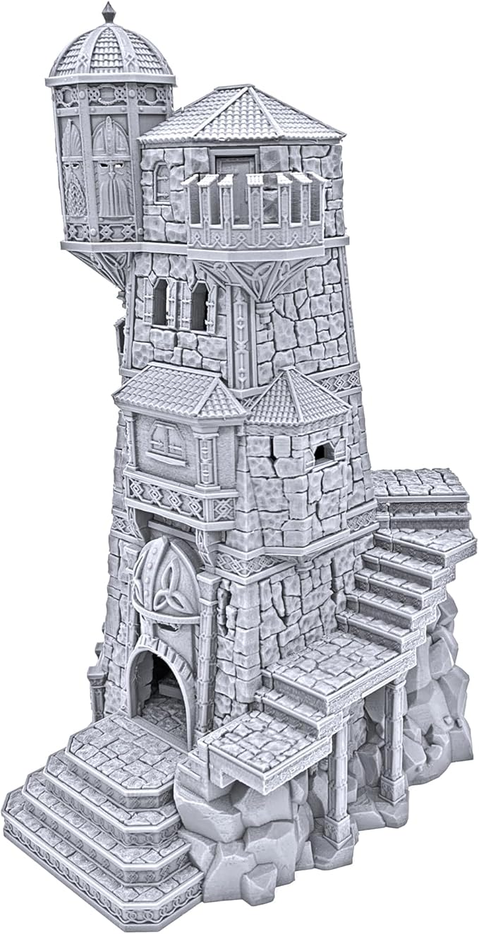 EnderToys Ironhelm Fortress by Printable Scenery, 3D Printed Tabletop RPG Scenery and Wargame Terrain 28mm Miniatures