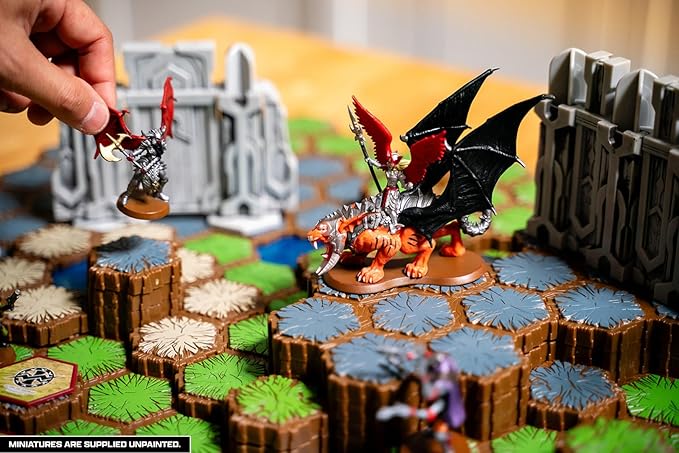 Heroscape Age of Annihilation Master Set -Standard Edition contains a ton of content to support hours of epic 2-player gaming sessions. For 2 Players, Ages 14 and up Contains 20 Miniatures,
