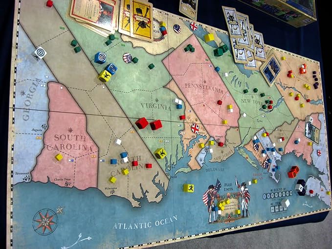 Academy Games | 1775 Rebellion The American Revolution | Board Game | 2 to 4 Players | 60 to 120 Minutes