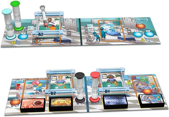 Artipia Games Artipiagames Rush M.D Cooperative Board Game, Worker Placement, Strategy, Dexerity, Ages 14+, 1-4 Players, 30-45 Mins