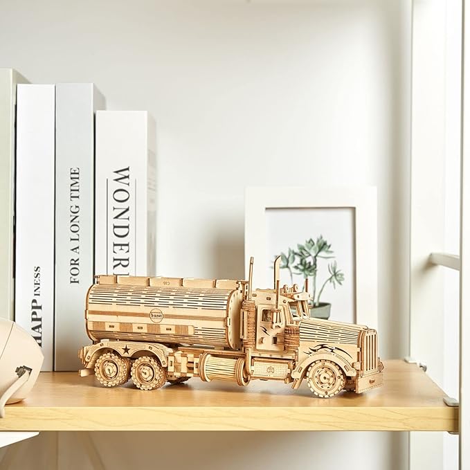 bennama 3D Wooden Puzzles Truck Model Kits, Brainteaser and Puzzle for Christmas/Birthday,Gifts for Adults and Teens to Build Combination