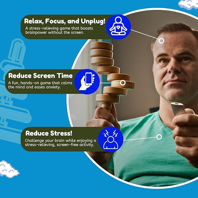 TrueBalance Coordination Game | Handheld Balance Toy for Adults and Kids | Improves Fine Motor Skills (Original)