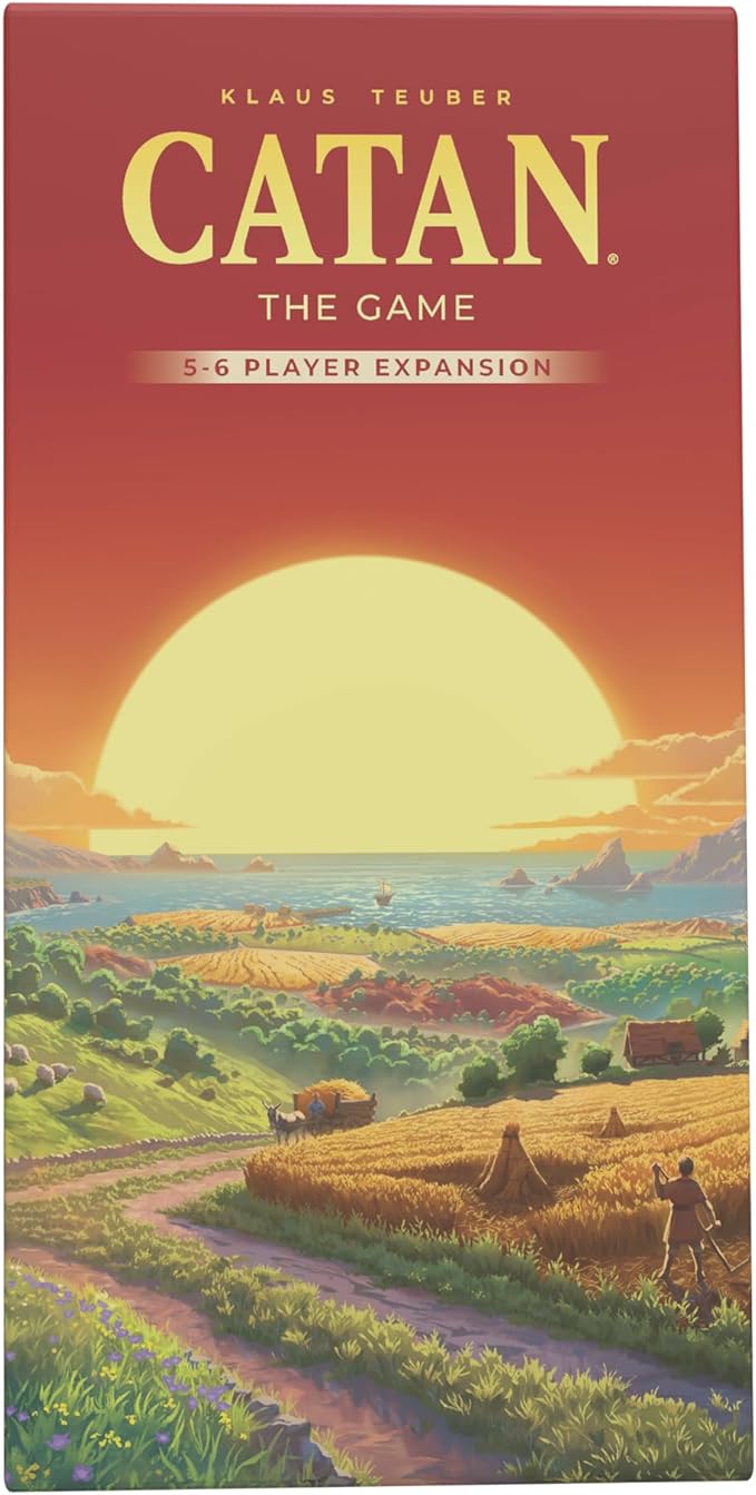CATAN 5-6 Player Board Game Extension (6th Edition) Add More Players to Your Adventure, Ages 10+, 3-6 Players, 60-90 Minute Playtime, Made by Catan Studio