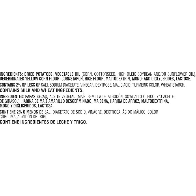 Pringles Potato Crisps Chips, Lunch Snacks, On-The-Go Snacks, Grab n' Go, Salt and Vinegar (12 Cans)