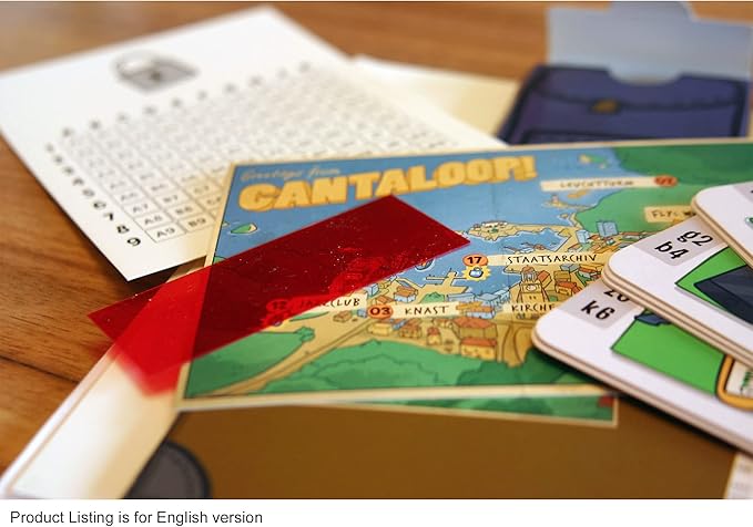 Cantaloop Breaking Into Prison (Book 1)| Interactive Adventure Game | Puzzle Game | Fun Game for Teens and Adults | Ages 13 and Up | 1 Player | Average Playtime 5 Hours | Made by Lookout Games