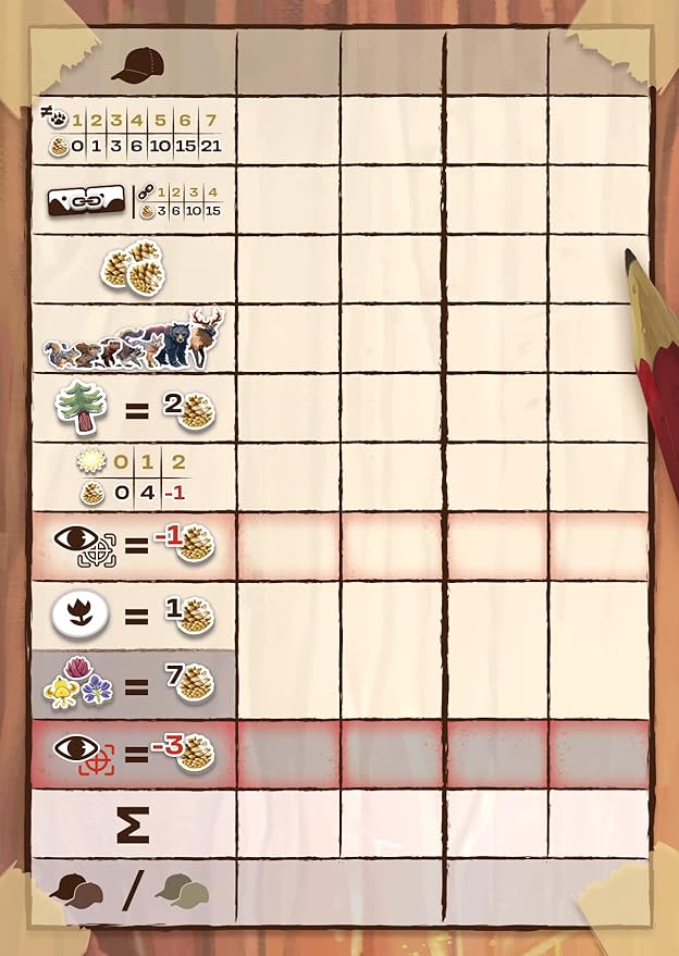 Redwood | A Strategy Board Game for 1-4 Players Take Pictures of Wild Animals to Compose The Most Beautiful Panorama| Ages 8+