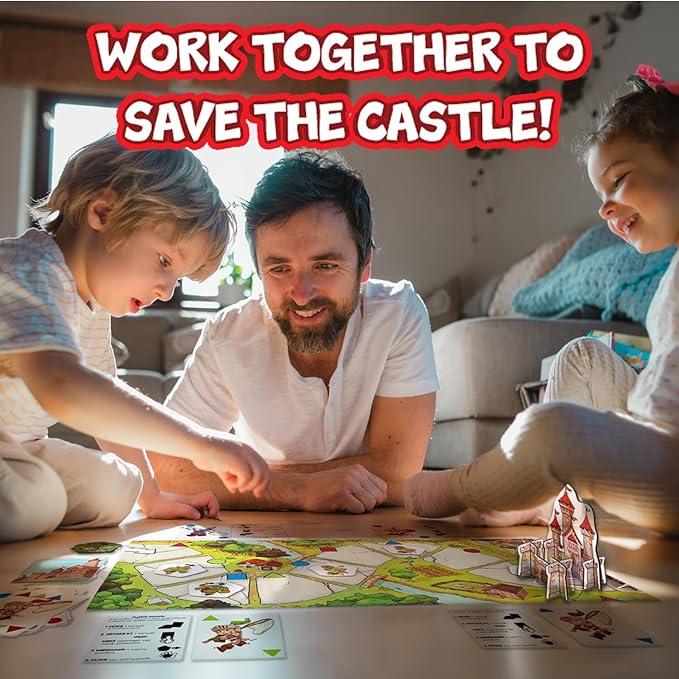 My First Castle Panic Board Game for Kids 4+ | Cooperative & Educational Fun | Teaches Strategy & Teamwork