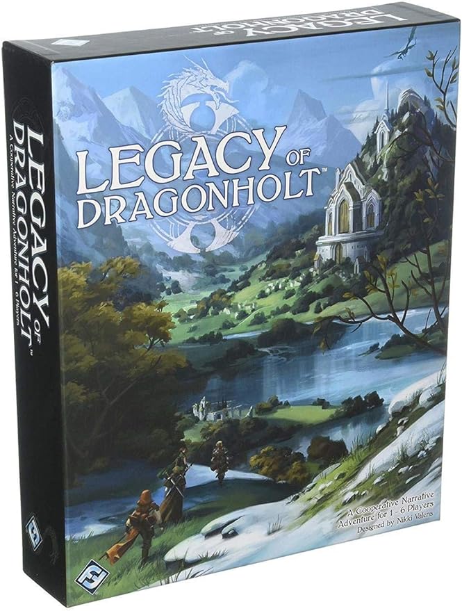 Legacy of Dragonholt Roleplaying Game | Narrative Adventure Game | Cooperative Fantasy Game for Adults and Teens | Ages 14+ | 1-6 Players | Average Playtime 90 Minutes | Made by Fantasy Flight Games