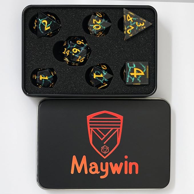 Dungeons and Dragons Dice,D&D Dice Set,DND Dice Gift Set for Role Playing Table Games