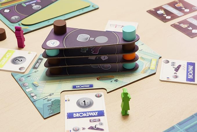 Flatiron Board Game - Build The Iconic New York Skyscraper! Architectural Strategy Game, Fun Family Game for Kids & Adults, Ages 12+, 1-2 Players, 45 Minute Playtime, Made by Ludonova