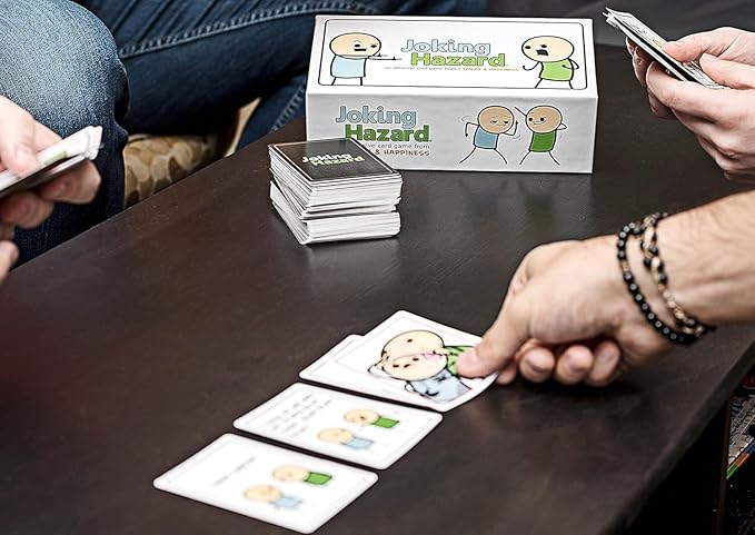 Joking Hazard by Cyanide & Happiness - 360+ Funny & Inappropriate Comic Cards, Hilarious Party Games | Includes Add-Your-Own-Words Cards