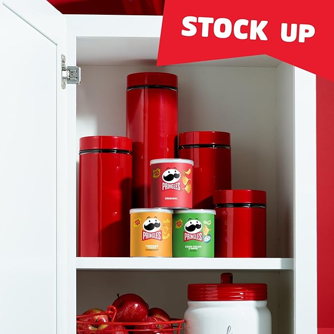 Pringles Potato Crisps Chips, Lunch Snacks, Variety Pack, 13.7oz Pack (10 Cans)