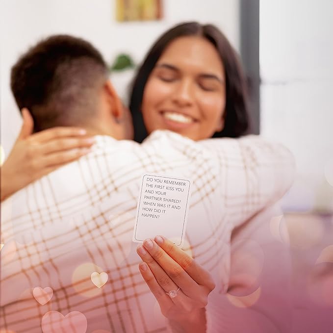 Fun and Romantic Game for Couples - Talk Flirt Dare - Date Night Box - Conversation and Action Cards for Couples to Strengthen Relationships - Exciting Levels for Connection & Intimacy