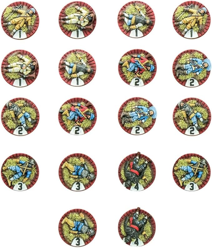 Warlord Games Pike & Shotte Epic Battles Casualty Markers Military Table Top Wargaming Plastic Model Kit 212410002