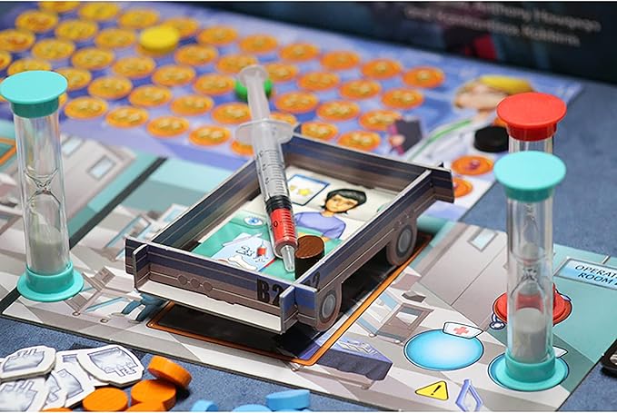 Artipia Games Artipiagames Rush M.D Cooperative Board Game, Worker Placement, Strategy, Dexerity, Ages 14+, 1-4 Players, 30-45 Mins