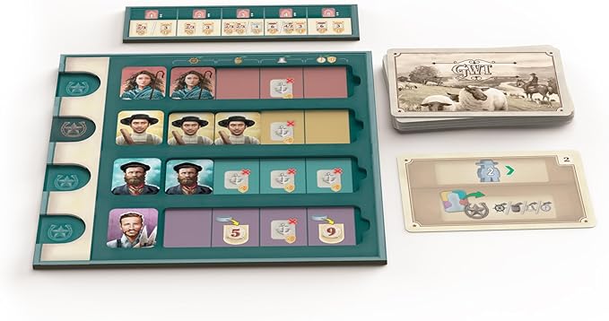 Great Western Trail 2nd Edition New Zealand Board Game - Embark on a Unique Cattle Ranching Adventure! Strategy Game for Kids & Adults, Ages 12+, 1-4 Players, 75-150 Min Playtime Made by Eggertspiele