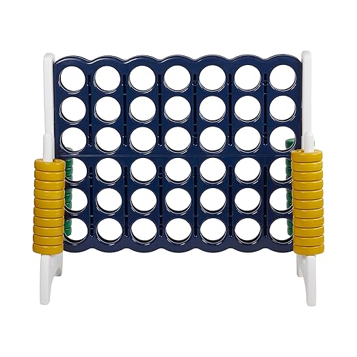 ECR4Kids Jumbo 4-To-Score, Giant Game, Blue/Gold