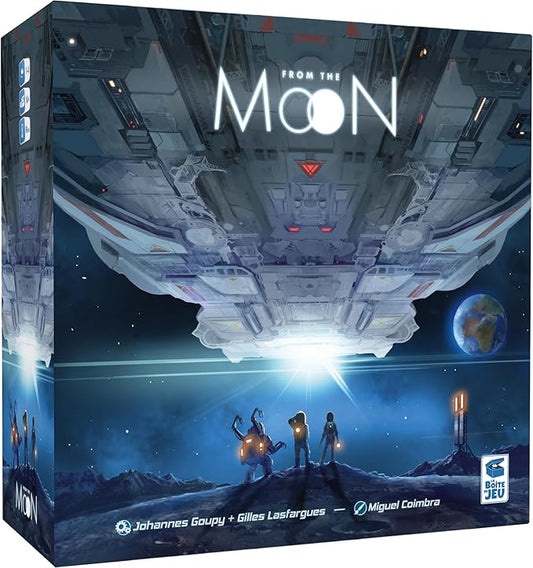 from The Moon | Detailed Moon Rover Miniatures - Heavy Strategy Board Game | Competitive Board Game | 14+ | 1 to 4 Players | 90 Minutes