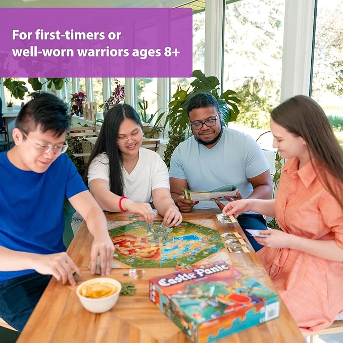 Castle Panic 2nd Edition | Cooperative Board Game for Adults and Family | Ages 8+ | for 1 to 6 Players | Average Playtime 45 Minutes | Made by Fireside Games