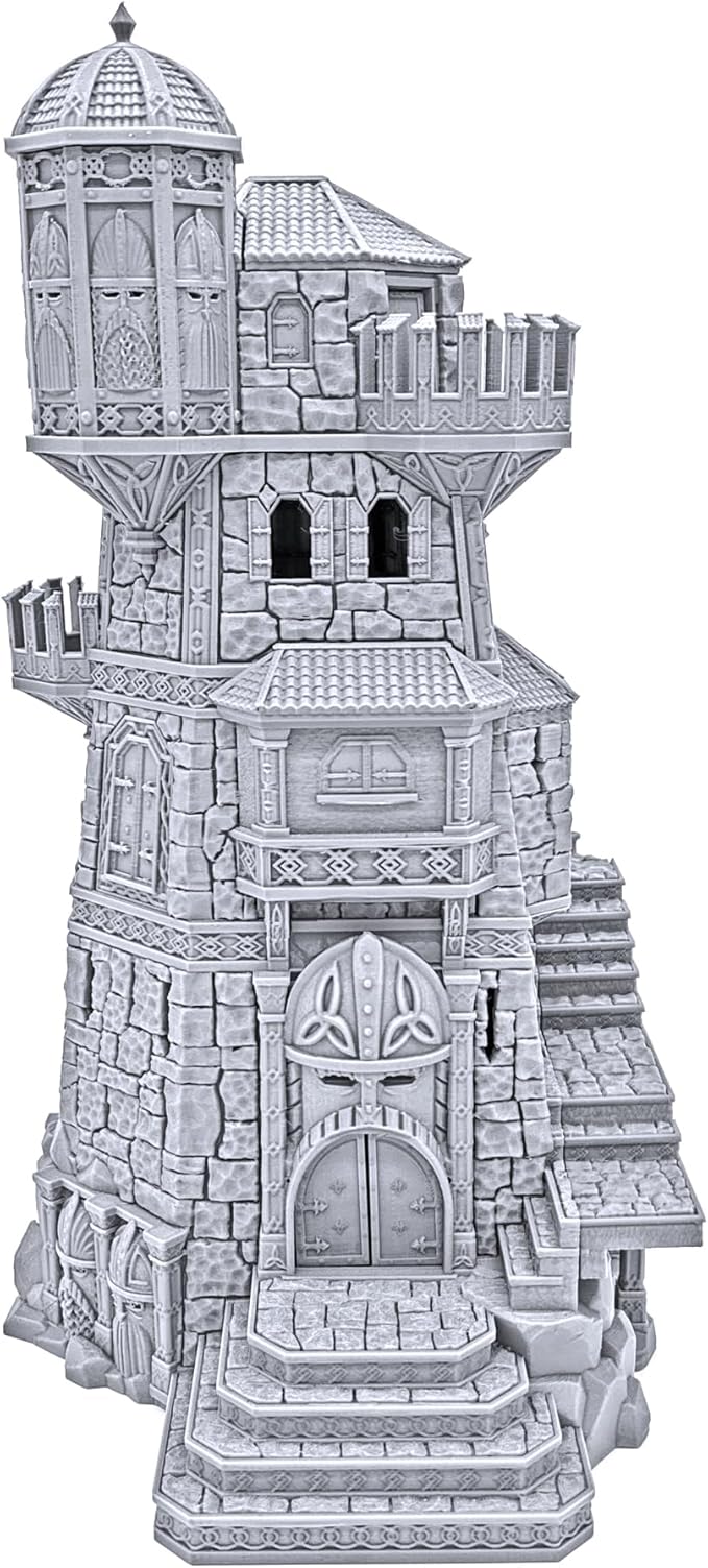 EnderToys Ironhelm Fortress by Printable Scenery, 3D Printed Tabletop RPG Scenery and Wargame Terrain 28mm Miniatures