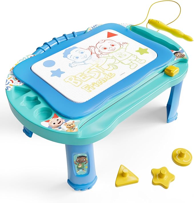 Lollipop Cocomelon Magnetic Drawing Board - Mess-Free Play & Creative Exploration for Toddler Artistic Development with Instant Blank Canvas and Easy Erasing - Educational Learning Toy for Toddlers