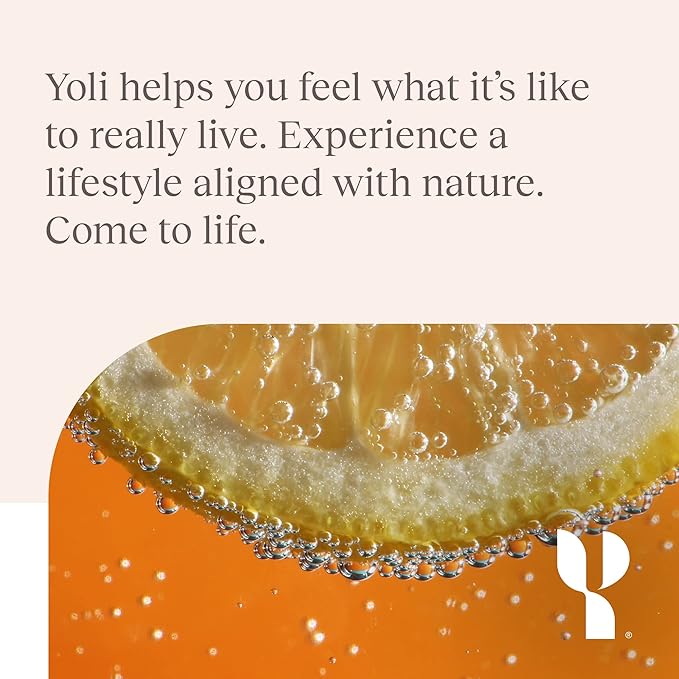 Yoli® Passion Energy Drink Powder Mix - Natural Energy Drink Mix for Endurance and Stamina, 30 Packets - Strawberry Kiwi Flavor